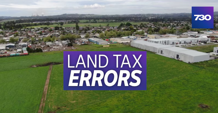 land tax valuation errors in Victoria affecting property site value assessments