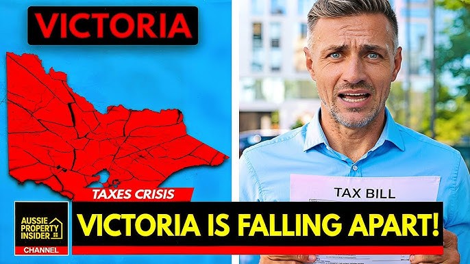 Victoria land tax crisis illustration showing rising property taxes
